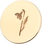 TETRAO Arany fülbevaló medál hóvirág