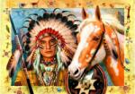 Bluebird Puzzle 90883 - Indian Chief - 1500 db-os puzzle (90883)