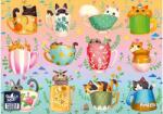 Black Sea BS72214 - Cats in Cups - 1000 db-os Premium puzzle (BS72214)