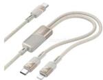 hoco. U139 adatkábel 2in1 Type-C - Type-C/lightning, 120cm, ARANY (HOCO_U139_G) (HOCO_U139_G)