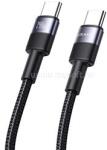 USAMS SY adatkábel Type-C - Type-C, 120cm, EZÜST (SJ727USB01) (SJ727USB01)