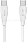 USAMS GREEN SERIES adatkábel Type-C - Type-C, 100cm, FEHÉR (SJ716USB02) (SJ716USB02)