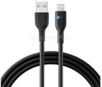 JOYROOM iPhone 5 / iPod touch 5 / 5S adatkábel USB - lightning, 200cm, FEKETE (JOYROOM_S-UL012A13_200) (JOYROOM_S-UL012A13_200)