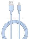 DEVIA JELLY adatkábel (USB - lightning, 2.4A, gyorstöltő, 120cm) VILÁGOSKÉK (ST382642) (ST382642)