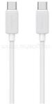 USAMS KY adatkábel Type-C - Type-C, 100cm, FEHÉR (SJ691USB02) (SJ691USB02)