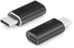 Gigapack Adapter (lightning aljzat - Type-C) FEKETE (GP-90681) (GP-90681)