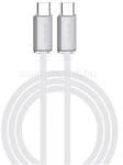 DEVIA EXTREME adatkábel Type-C - Type-C, 150cm, FEHÉR (ST105737) (ST105737)