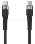 Nillkin FLOWSPEED adatkábel (Type-C - Type-C, 60W, PD gyorstöltő, 100cm) FEKETE (GP-149790) (GP-149790) - mysoft