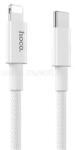 hoco. X56 adatkábel (Type-C - lightning, 3A, PD gyorstöltő, 100cm, cipőfűző) FEHÉR (HOCO_X56_LIGHTNING_W) (HOCO_X56_LIGHTNING_W)