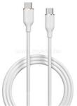 DEVIA JELLY adatkábel Type-C - Type-C, 120cm, FEHÉR (ST386664) (ST386664)