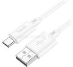 hoco. X88 adatkábel USB - Type-C, 100cm, FEHÉR (HOCO_X88_UT_W) (HOCO_X88_UT_W)