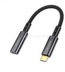 Awei adapter kábel (Type-C aljzat - Type-C, 15cm) FEKETE (AWEI_CL-216T_) (AWEI_CL-216T_)