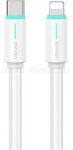 USAMS iPhone 14 Plus / 14 Pro Max / 14 Pro YU adatkábel Type-C - lightning, 100cm, FEHÉR (SJ735USB02) (SJ735USB02)