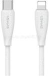 USAMS GREEN SERIES adatkábel (Type-C - lightning, 30W, gyorstöltő, 100cm) FEHÉR (SJ717USB02) (SJ717USB02) - mysoft