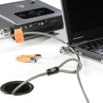 Dell 461-10053 Rozsdamentes acél 2, 2 M kábelzár (461-10053)