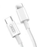 XO adatkábel (Type-C - Type-C, 40W, PD gyorstöltő, 100cm) FEHÉR (XO_NB124) (XO_NB124)