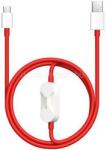 OnePlus SUPERVOOC adatkábel 2in1 USB - Type-C, 120cm, PIROS (OP2IN1SPVCABLE) (OP2IN1SPVCABLE)