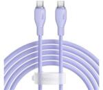 Baseus PUDDING adatkábel (Type-C - Type-C, 100W, PD gyorstöltő, 200cm) LILA (P10355702511-B4) (P10355702511-B4) - mysoft