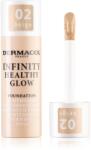 Dermacol Infinity Healthy Glow folyékony make-up SPF 10 árnyalat 02 Beige 20 g
