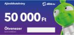 ALZA Alza. hu ajándékutalvány 50 000 Ft értékben