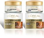 L'Oréal Age Specialist 65+ bőrápoló szett: Tápláló nappali ránctalanító krém, 50 ml + Éjszakai ránctalanító krém, 50 ml