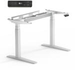 FlexiSpot E7 Pro Elektromos Íróasztal Láb, Fehér, 63.5-128.5cm Állítható, Kétmotoros, 161 kg Teherbírás, LED érintőképernyő, 4 memóriahely, USB töltőport (LEG-E7Pro-DM-W)