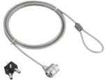 Gembird LK-K-01 Gembird Cable lock for notebooks (key lock), 1.8m (LK-K-01)