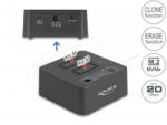 Delock USB 20 Gbps M. 2 dokkoló állomás 2 db. M. 2 NVMe PCIe SSD-hez klónozó és törlő funkcióval (64300) (64300)