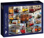 Bluebird Puzzle 1500 db-os puzzle - Around the World in Trams (91056) (91056)