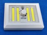  Lampa led portabila cu baterii, putere 12W 4xCOB, fixare magnet, variator, lumina rece, NAN014 (NAN014)