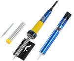 POLONIA Set letcon 30W + pompa cositor + fludor fara plumb + suport + varf rezerva (lut0015)