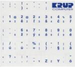 Premiumcord Billentyűzetmatrica cseh fehér (pkczb)