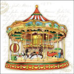 Ambiente Carousel Papírszalvéta 33X33cm, 20db-os - fizz