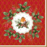 Easy Life Papírszalvéta 33X33cm, Christmas Berries, 20db-os