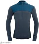 Devold Lauparen Merino 190 Zip Neck aláöltözet, flood/night/ink (XL)