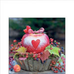 Ambiente Snow Dusted Apple Papírszalvéta 25X25cm, 20db-os - fizz