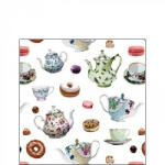 Ambiente Classic Tea Pots Papírszalvéta 25X25cm, 20db-os - fizz