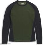 Bergans of Norway Inner: dual Merino Long Sleeve aláöltözet, pine forest/dark shadow grey (L)