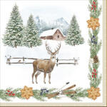 Easy Life Papírszalvéta 33X33cm, 20db-os, White Fores