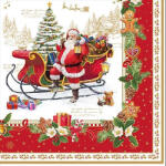 Easy Life Papírszalvéta 33X33cm, Christmas Memories, 20db-os