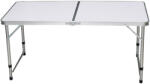 TEMPO KONDELA Összecsukható Kempingasztal, 120 cm, Alumínium/MDF, Kepi Typ 1