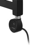 Sapho Moa - Element de încălzire cu termostat și control Bluetooth, 400 W, negru mat MOA-B-400 (MOA-B-400)