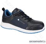Portwest FC07 S3S SR Eco Composite Edzőcipő (Fekete/Kék) (FC07BKB42) (FC07BKB42)