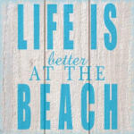 Ambiente Life Is Better Blue Papírszalvéta 33X33cm, 20db-os - fizz