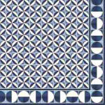 Easy Life Papírszalvéta 33X33cm, geometric Blue, 20db-os, Atmosphere