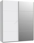 Forte Garderob s ogledalo KARO 170x210 см bял (FR0088)