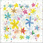 Ambiente Fancy Flowers Papírszalvéta 33X33cm, 20db-os - fizz