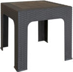 TEMPO KONDELA Kerti Kisasztal Rakásolható, Barna, Zama