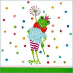 PPD Happy Frog Papírszalvéta 33X33cm, 20db-os - fizz