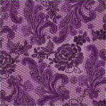 PPD Lace Embossed Blackberry Dombornyomott Papírszalvéta 33X33cm, 15db-os - fizz